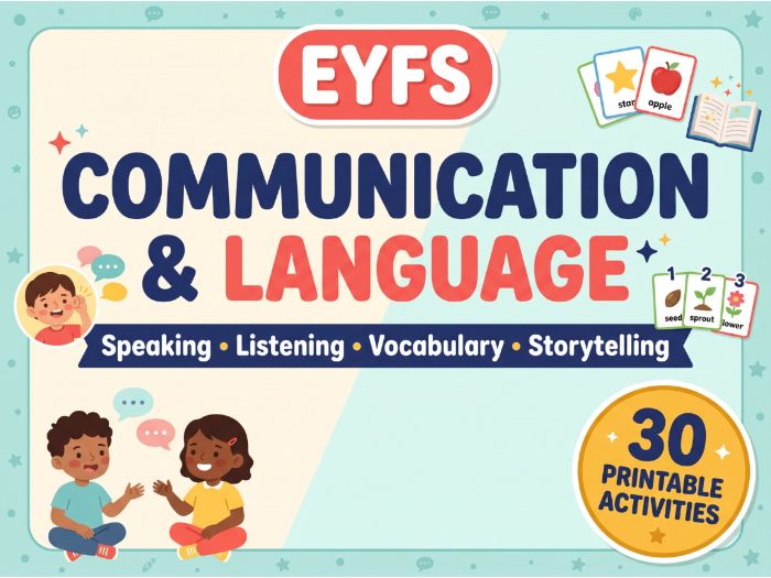 EYFS Communication and Language Activities | Speaking, Listening & Vocabulary