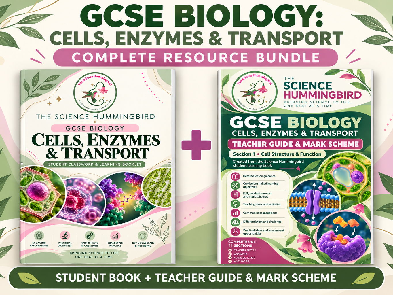 GCSE Biology Cells – Complete Student Book & Teacher Guide Bundle