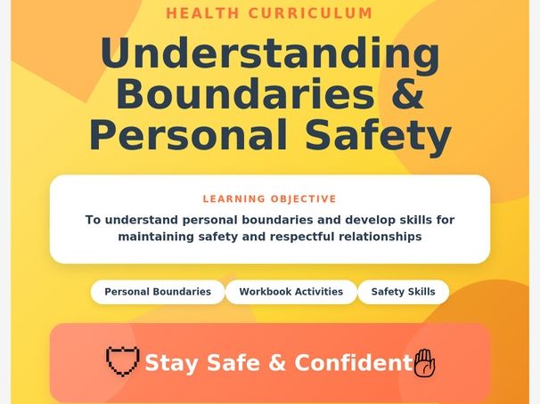 The Right to Say No – Personal Boundaries & Body Safety Lesson Pack (Primary)