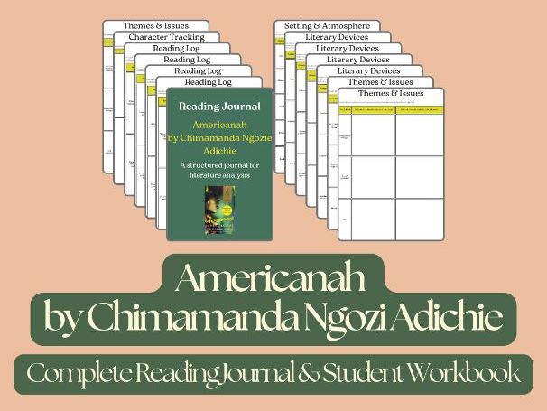 Americanah by Chimamanda Ngozi Adichie – Complete Reading Journal & Study Guide