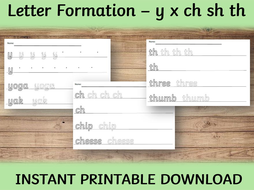 Group 6 Phonics Sounds Letter Formation