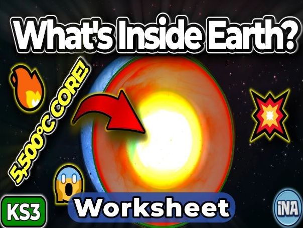 Inside Earth - KS3 Geography Worksheet
