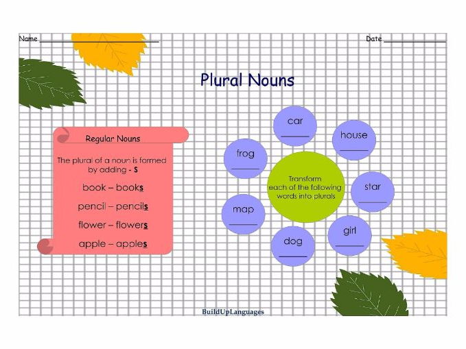 Plural Nouns Practice 1