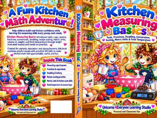 96 Pages of Fractions Math Measuring Workbook