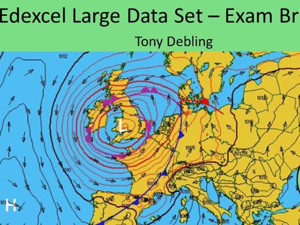 Edexcel Large Data Set Exam Briefing | Teaching Resources