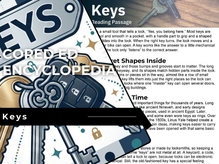 Keys Reading Comprehension Passage - Cored Ed Encyclopedia