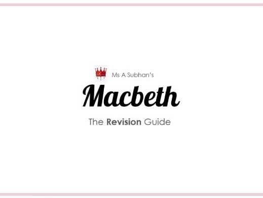 Macbeth Revision Guide