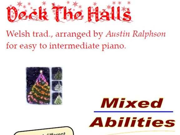Deck The Halls - easy to medium piano