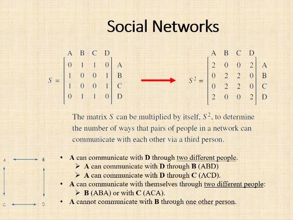 VCE General Maths | Matrices | PPT #6 | Road & Communication Networks | Editable