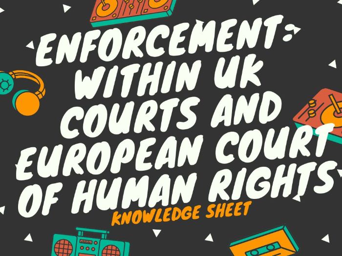 OCR LAW: ENFORCEMENT OF HUMAN RIGHTS