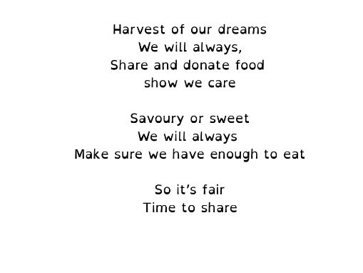 Harvest Song "Harvest of our Dreams"