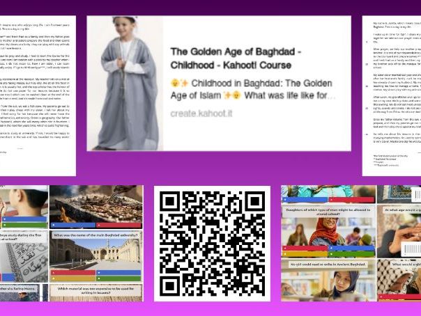 KS2 non-European Societies - The Golden Age of Baghdad: Childhood Kahoot Course