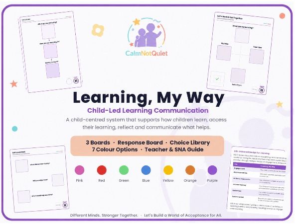 Learning, My Way | 7colour ClassPack | NCSE Relate