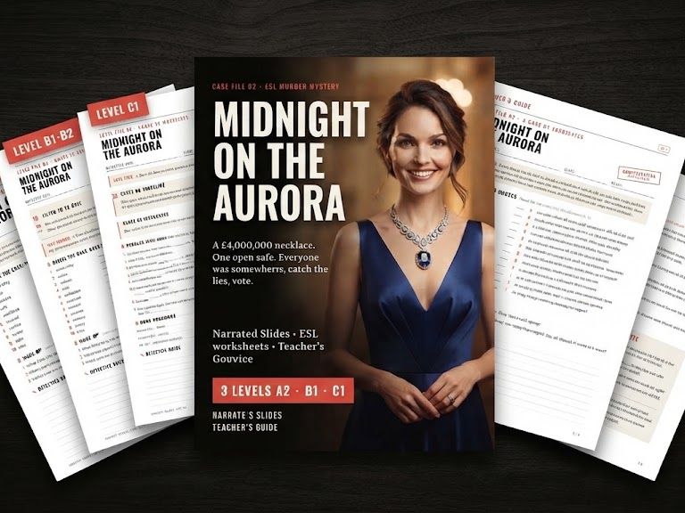 Elim Mystery Series: Case 2 – Midnight on the Aurora – Whodunit for Teens (B1, B2 & C1)