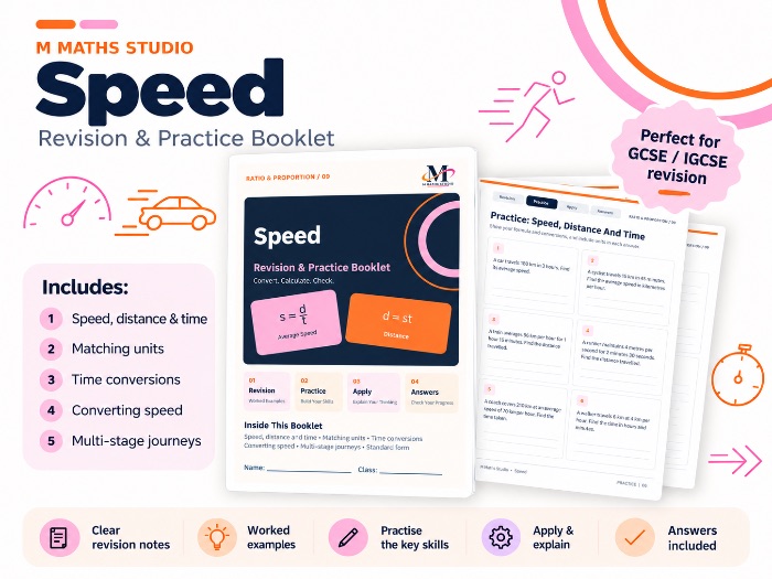 Speed Distance Time | Revision Booklet