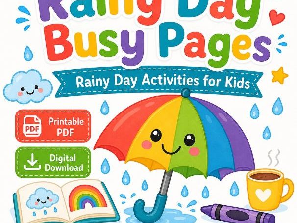 Rainy Day Busy Pages