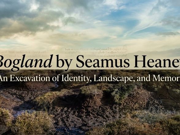 Bogland by Seamus Heaney | Senior English Analysis Deck with Learning Activities