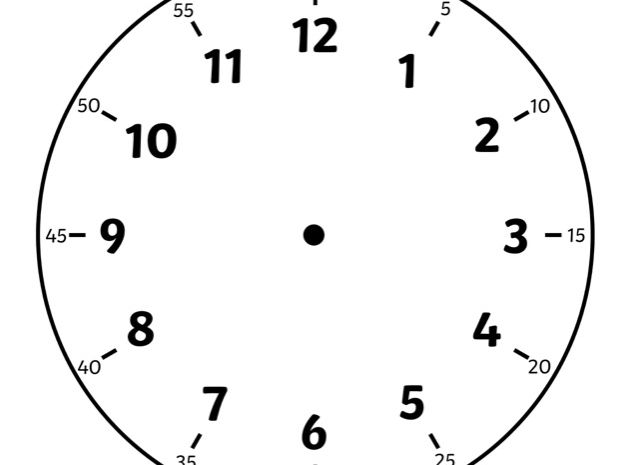 Blank Clock Face Worksheet Megapack