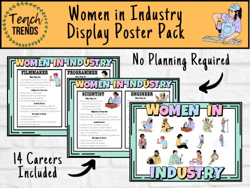 Women in Industry Display Board Poster Pack