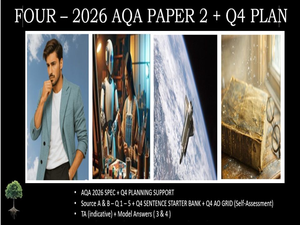 FOUR - AQA PAPER 2 | 2026 FULL MOCKS | Q4 PLAN