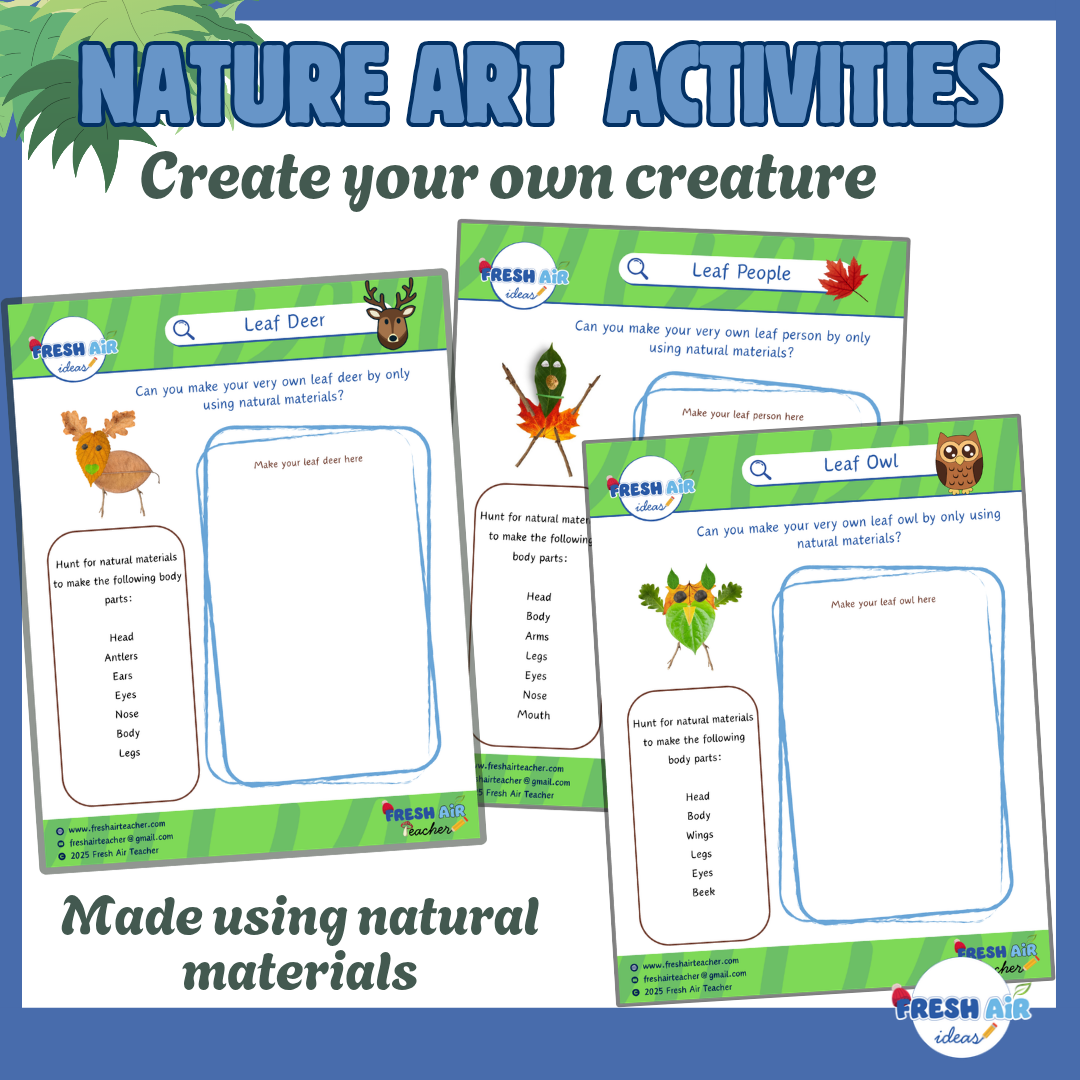 Nature Leaf Art Activities For Primary School Students
