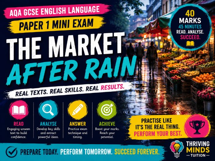 GCSE English Language Paper 1 Mini Exam - The Market After Rain