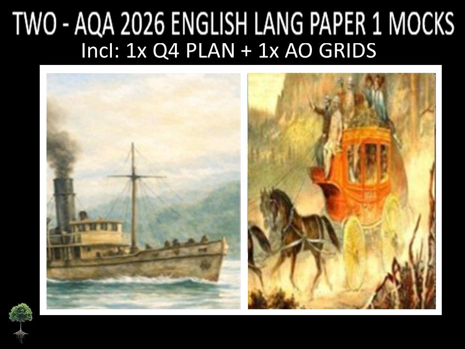 TWO - AQA PAPER 1 | 2026 FULL MOCKS | Q4 PLAN | AO GRIDS
