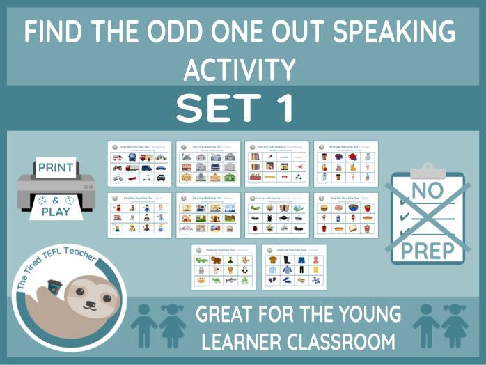 ESL Odd One Out Challenges 1