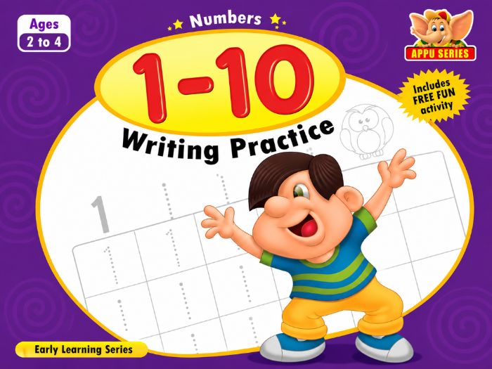 Numbers 1 to10 Writing Practice Book