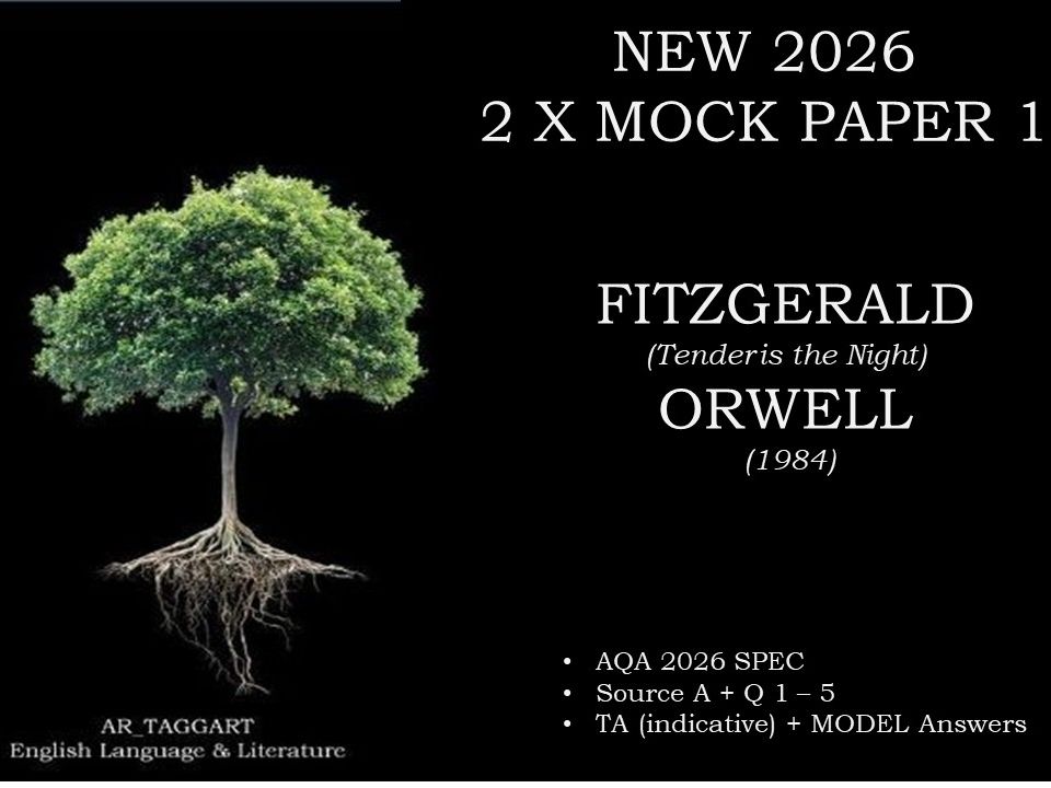 ORWELL & FITZGERALD - PAPER 1 2026 FULL MOCKS MODELS