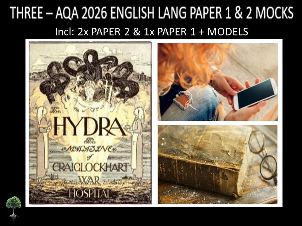 THREE - AQA PAPER 1 & 2 | 2026 FULL MOCKS | MODELS