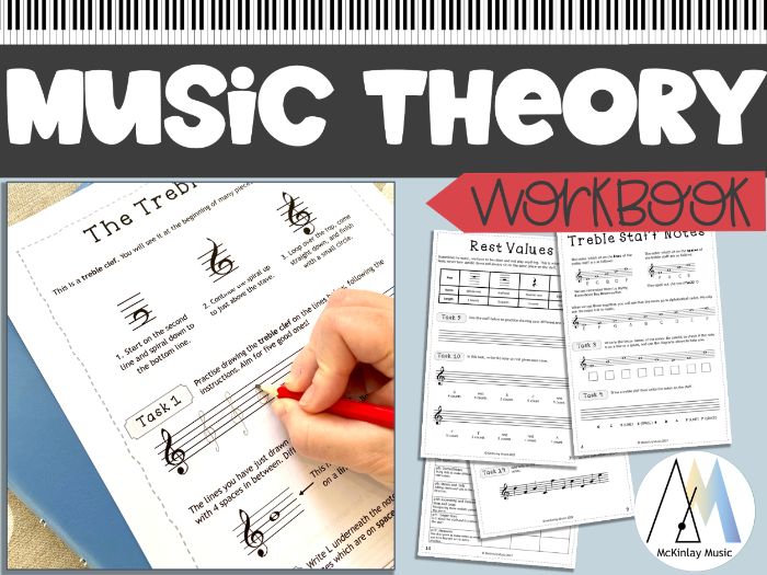 Music Theory Workbook for beginners