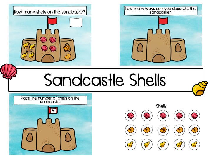 EYFS Sandcastle Shells