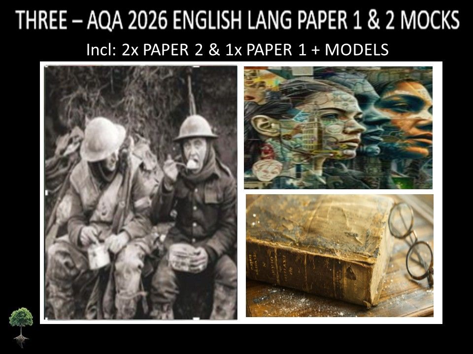 THREE - AQA PAPER 1 & 2 | 2026 FULL MOCKS | MODELS