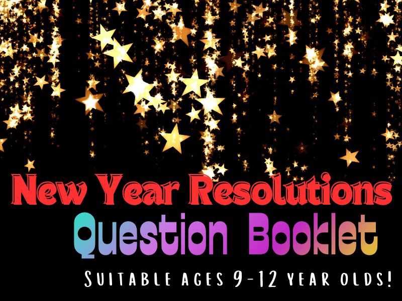 Bright Minds Ahead: A New Year Resolution Question Booklet for Kids on Studying & Learning