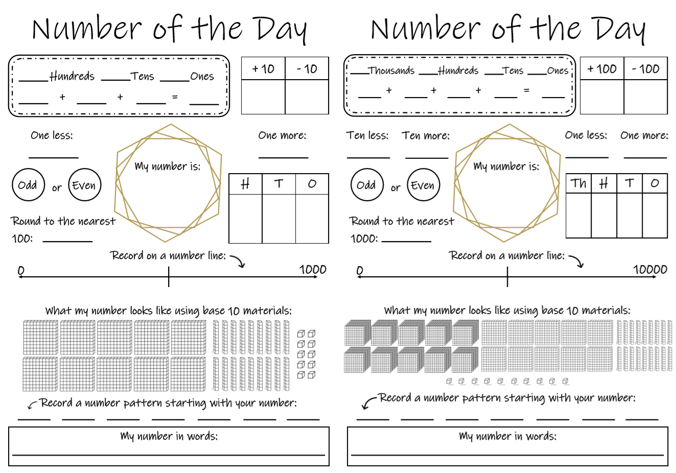 number-of-the-day-teaching-resources