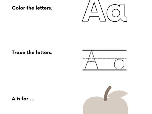 Alphabet Letter Tracing Worksheets A–Z | Letter Formation | EYFS Reception