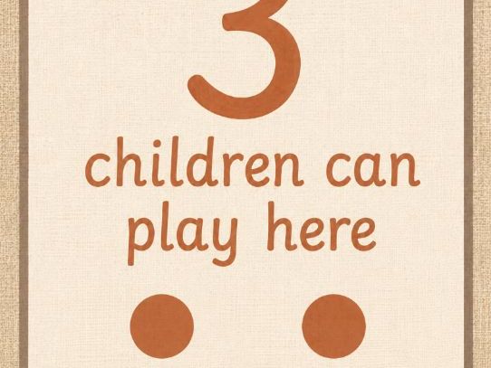 X number of children can play here
