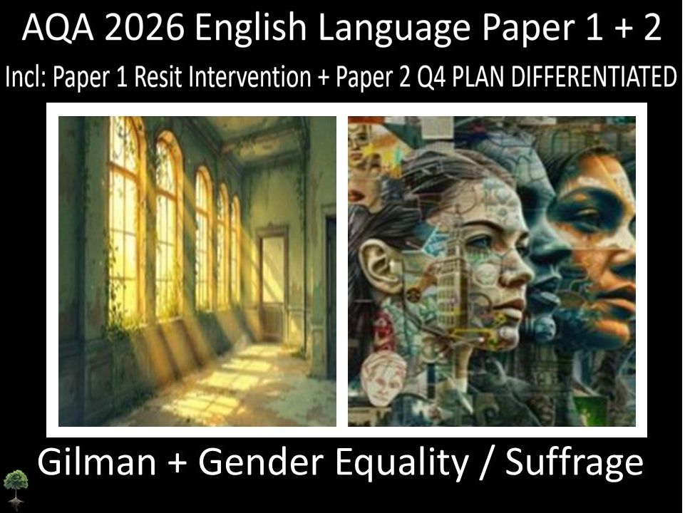 Two AQA 2026 English Language Paper 1+2 | Resit Intervention | Q4 Differentiated