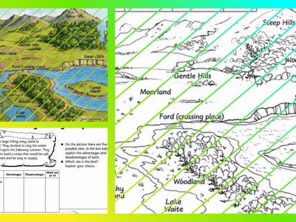 KS2 Vikings - Settling in England Decision Making Worksheet