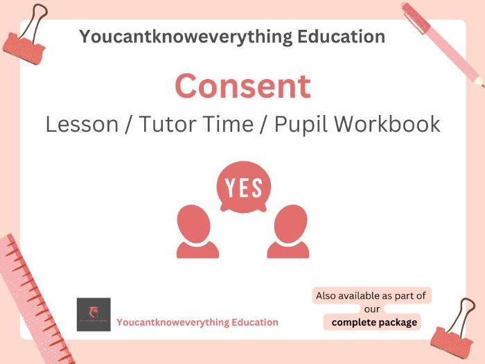 Consent Pupil Workbook