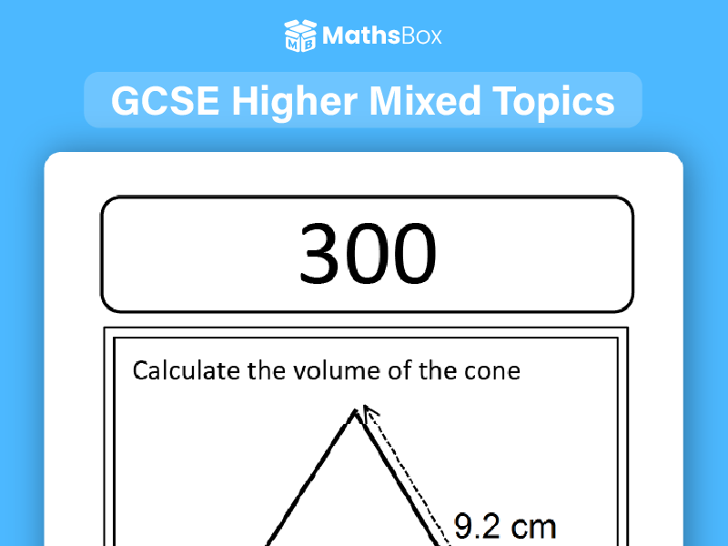 GCSE Higher Mixed Topics Treasure Hunt