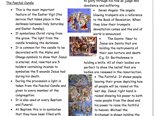 AQA Religious Studies B 2016 Eschatology Revision