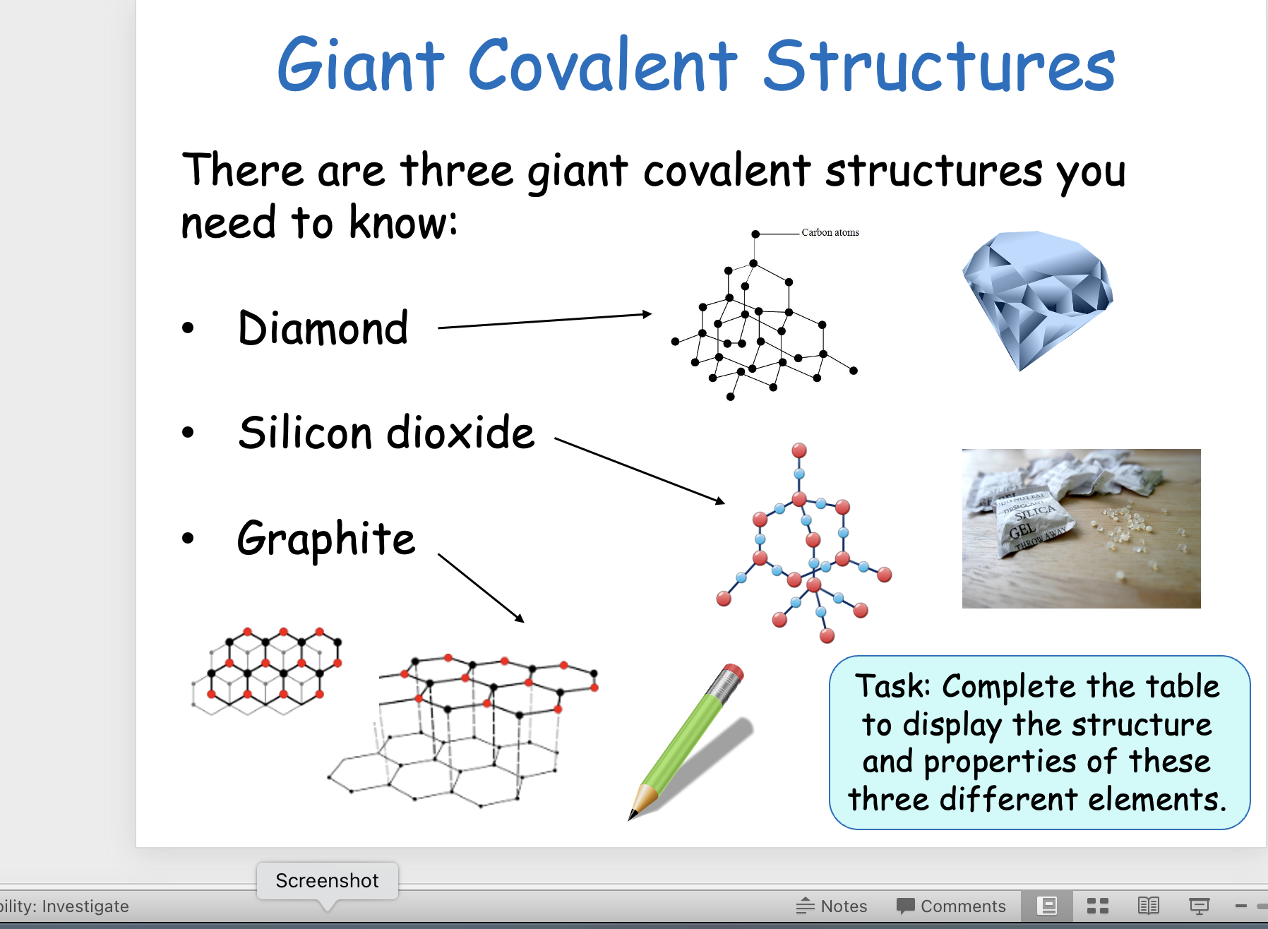 All The Giant Covalent Structures