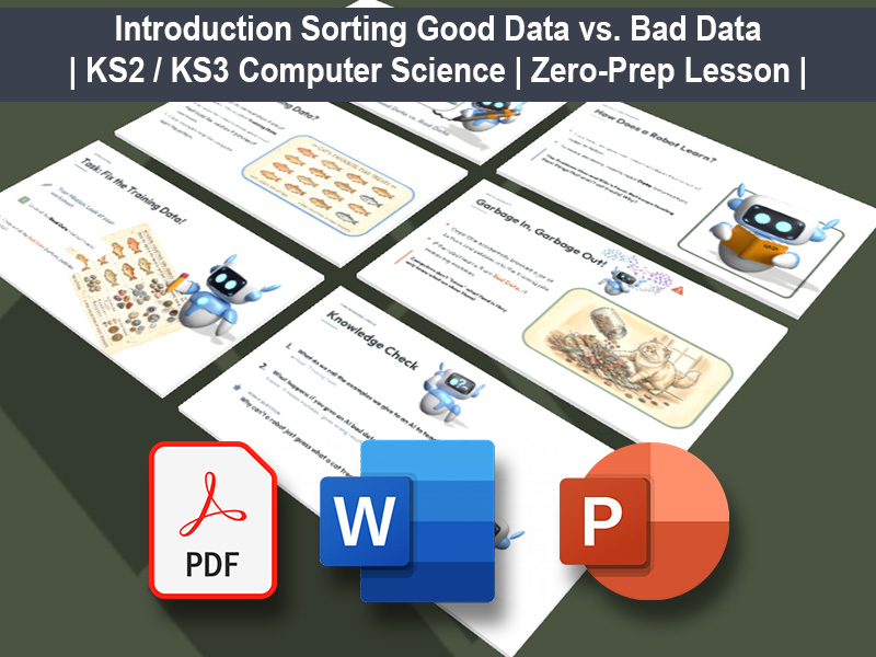 Data sorting Good vs Bad KS2 / KS3 Introduction