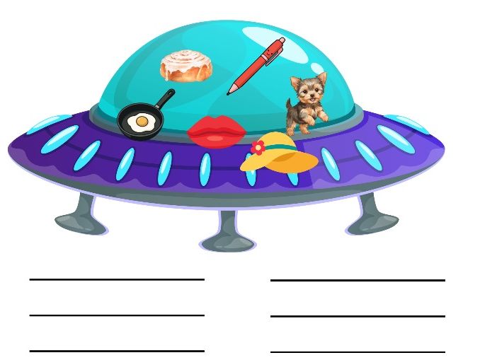 Space Rocket I-Spy Phonics – Phase 2