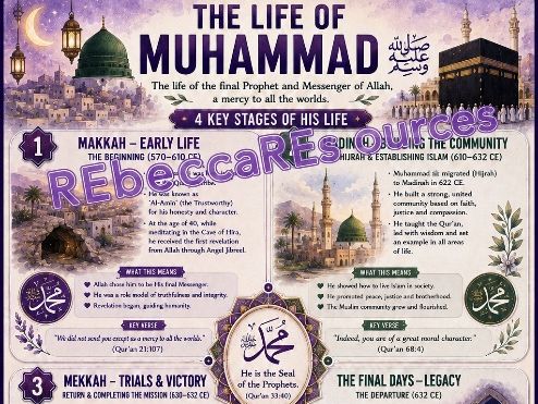 The Life of Muhammad Display Poster