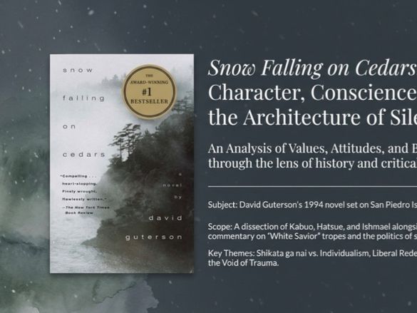 Snow Falling on Cedars Analysis Mini Pack: Theme Character Language Features