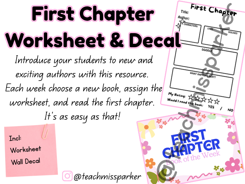 First Chapter Friday