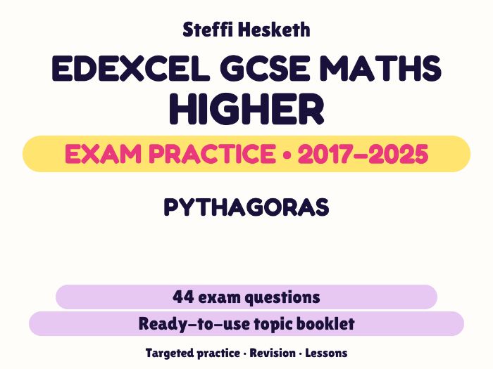 Edexcel GCSE Maths Higher: Pythagoras Exam Questions | 2017-2025
